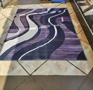 Purple 3d Carpet- 7 by 10