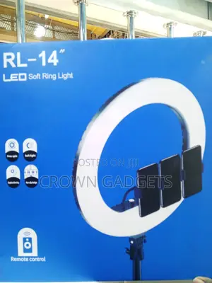 Rl-14 Led Soft Ring Light With Tripod Remote Control