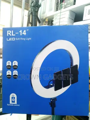 Rl-14 Led Soft Ring Light With Tripod Remote Control