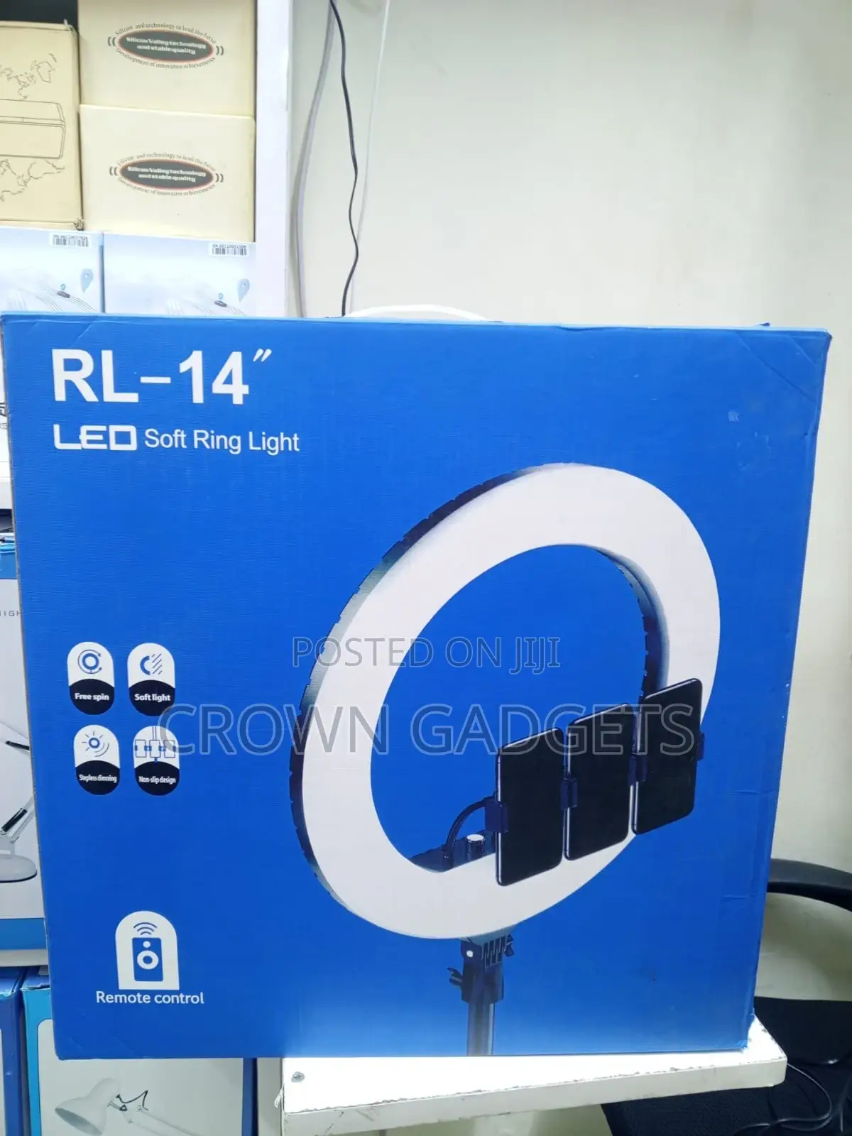14-Inch Dimmable Ring Light for Live Streaming Makeup