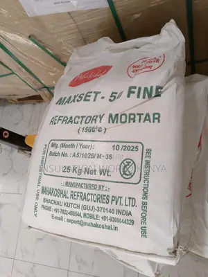 Maxset 50 Fine Refractory Mortar 1500°C for Firebrick Jointing