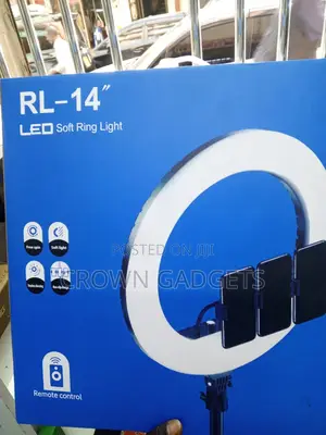 Rl-14 Professional Soft Ring Light With 360° Rotation