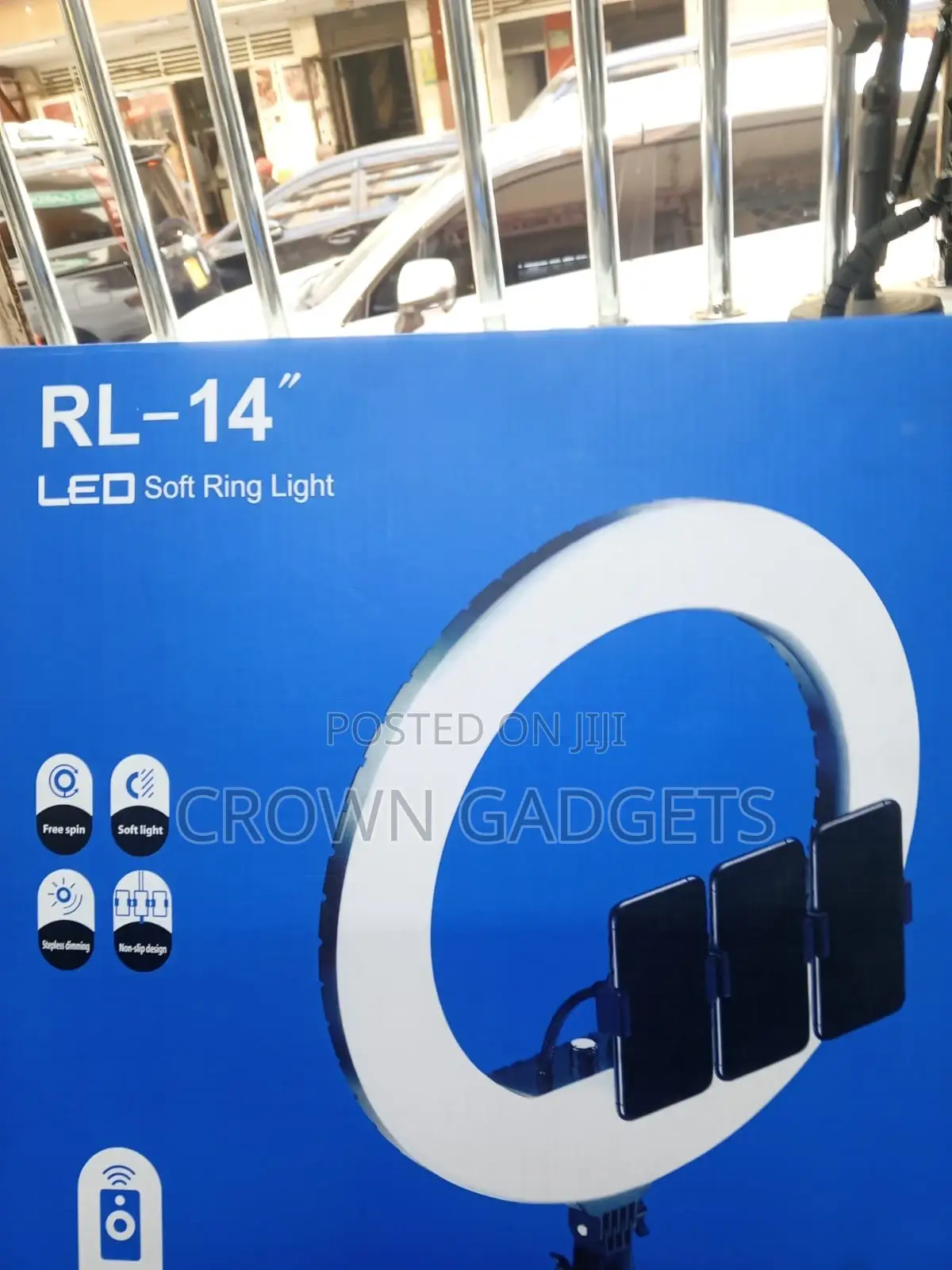 Rl-14 Professional Soft Ring Light With 360° Rotation