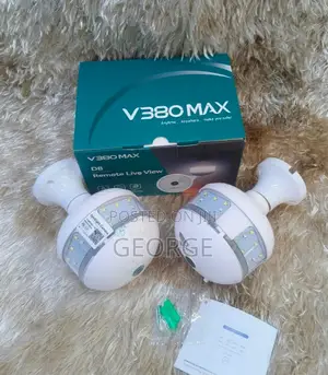 Indoor /Outdoor V380 Max D8 Bulb CCTV Indoor Camera