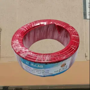 Evin Long- Lasting Red 1.5mm Long 90m Flexible Wiring Electrical Cable