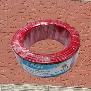 Evin High Performance Red 1.5mm 90m Flexible Wiring Electrical Cable
