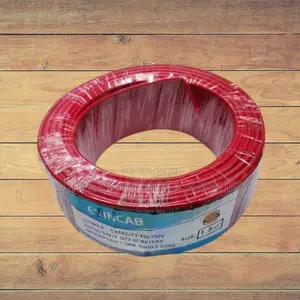 Evin Red 1.5mm 90m PVC Insulated Long Life Wiring Electrical Cable