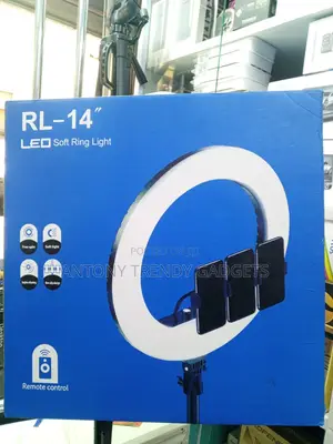 Portable Rl-14 14" Led Ring Light For Tiktok, Youtube & Tutorials