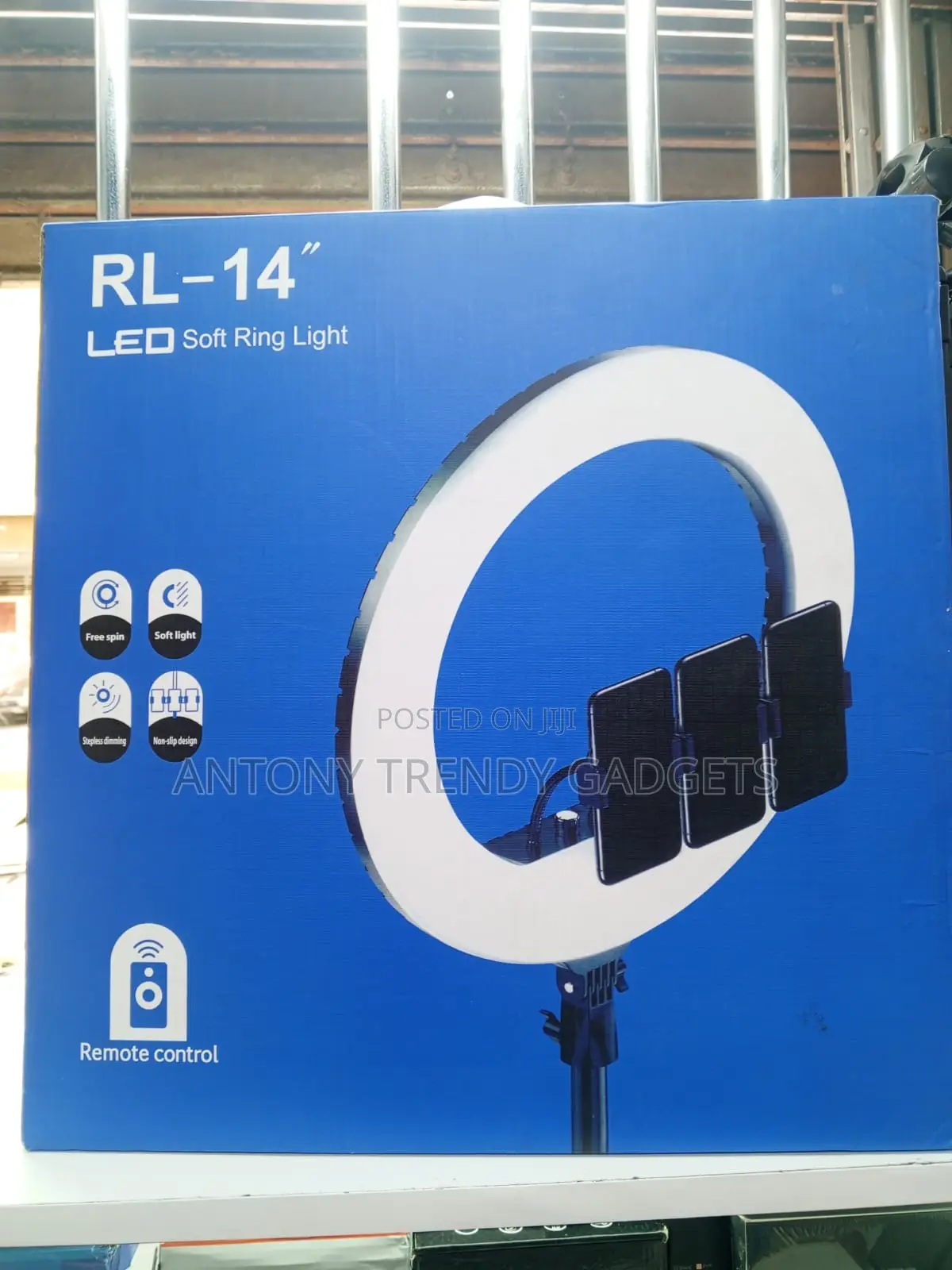 Portable Rl-14 14" Led Ring Light For Tiktok, Youtube & Tutorials