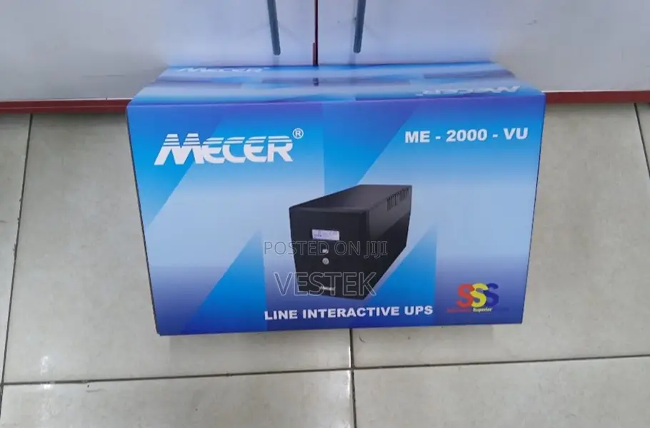 Mecer 2kva(2000va) 1200w Line Interactive Ups Black Quality Mecer 2kva