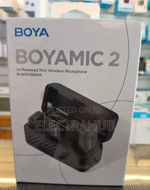 Boya by-Boyamic 2-01 (2xlavalier Mic) Brand New Sealed