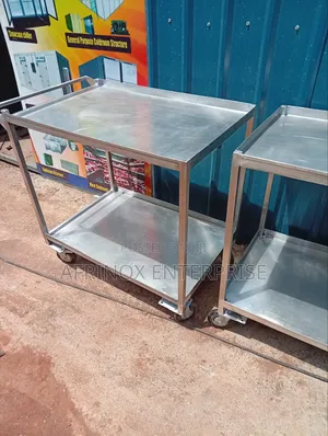 Stainless Steel Food Service Restaurant Trolley