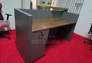 1.2dark Grey Reception Desk