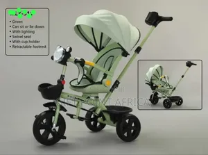 4in1 Baby Stroller Bike Rubber Tire Stroller Rotateable Baby Stroller