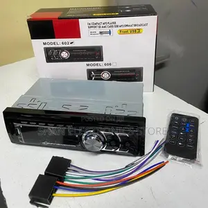 Single Din Bluetooth Car Radio With Fm, Aux, Usb