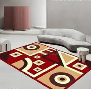 Red 3d Carpet 5by8