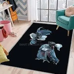 Black 3d Carpet