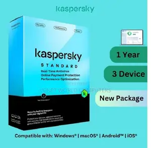 Kaspersky Standard 3 Devices(Users) 1 Year License