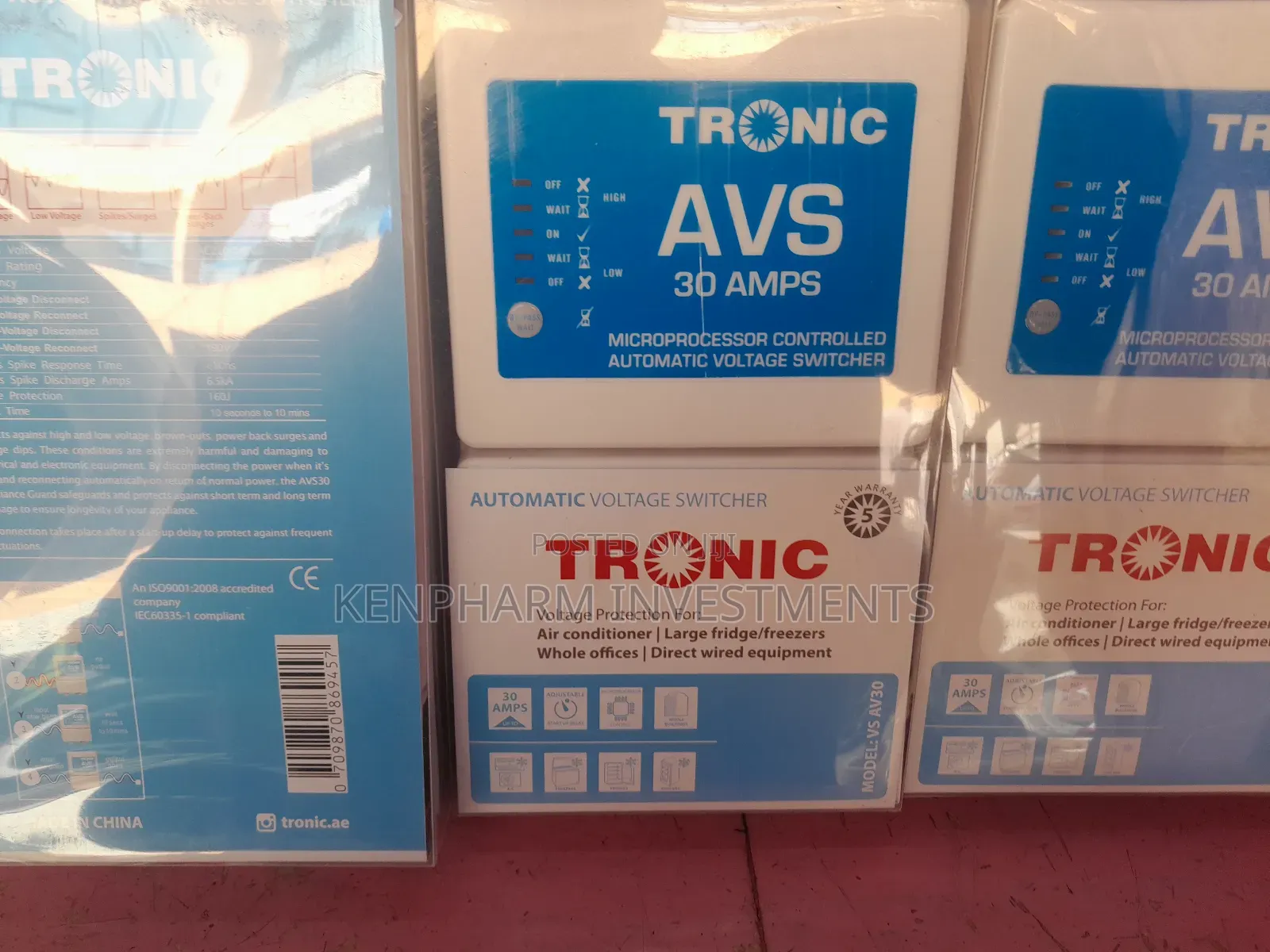 Air Conditioner Automatic Voltage Protector 30 Amps Tronic