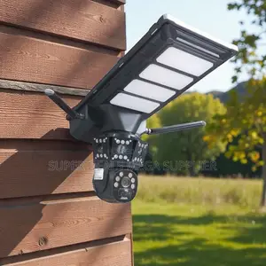 Easy Connection 4g PTZ Outdoor Surveillance Camera Solar Street Light