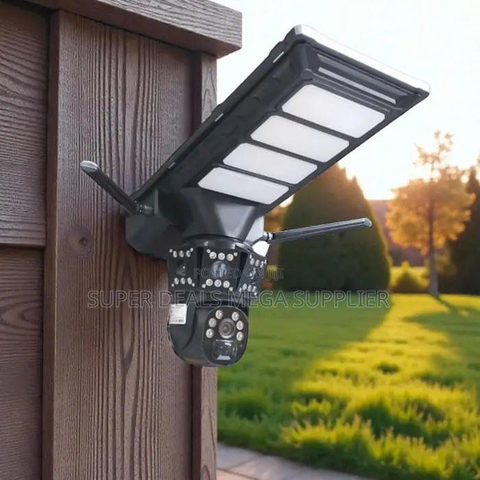 High Functionality 4g PTZ Outdoor Smart Surveillance Solar Streetlight