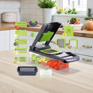 Compact 14 in 1 Vegetable Chopper Cutter Slicer Kitchen Tool