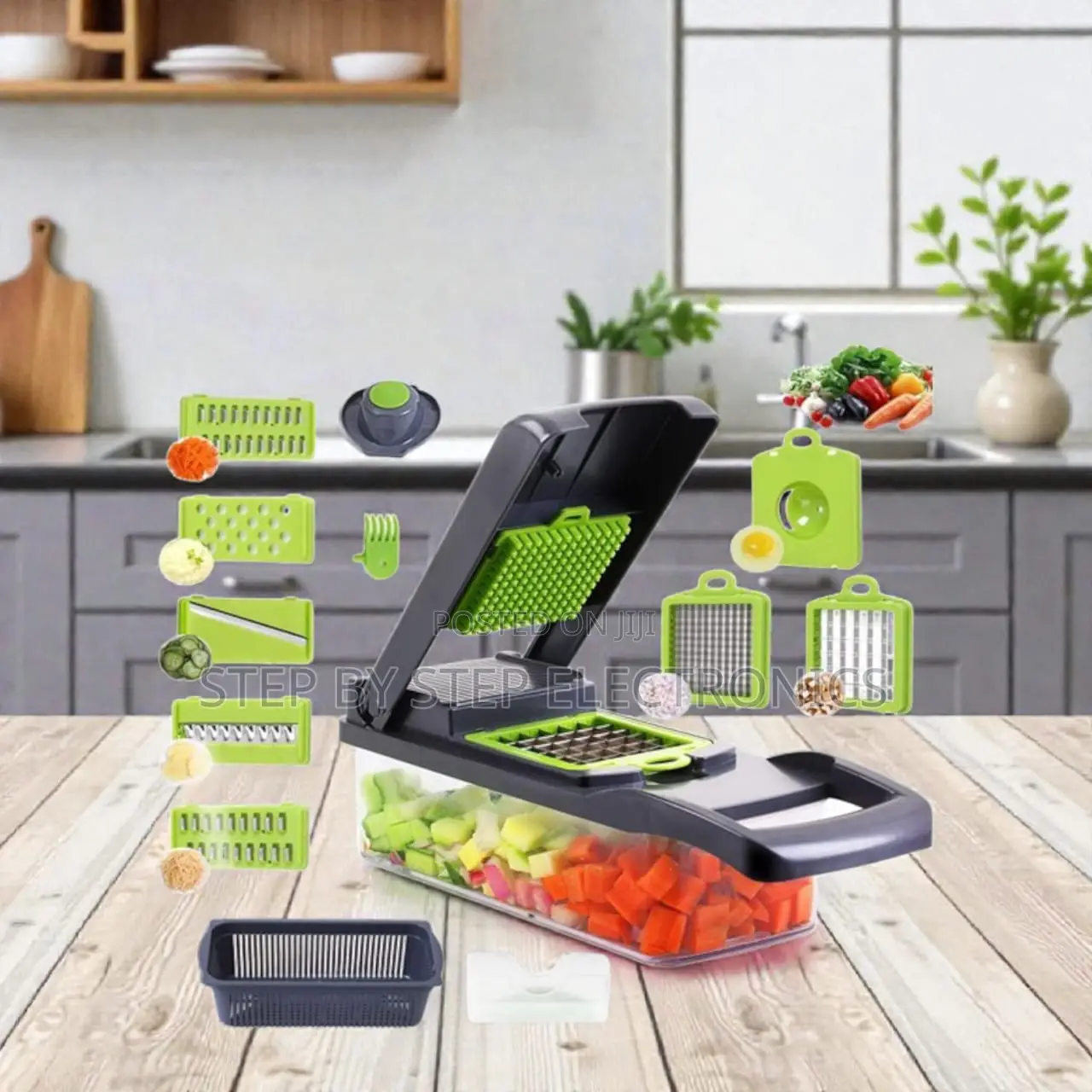 Reliable Performance 16 In 1 Vegetable Chopper Cutter Slicing Tool