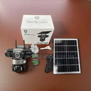 V380 Pro 12mp 4g Solar Triple Lens PTZ Camera With Pir Detection