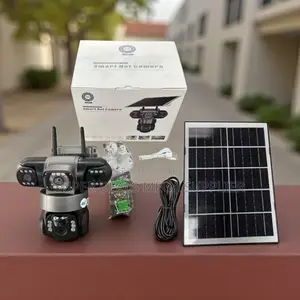 12mp V380 Pro 4g Triple Lens Outdoor Solar PTZ Camera All Weatherproof