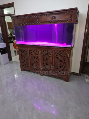 Solid Hardwood Aquarium – The Ultimate Statement Piece for Your Home