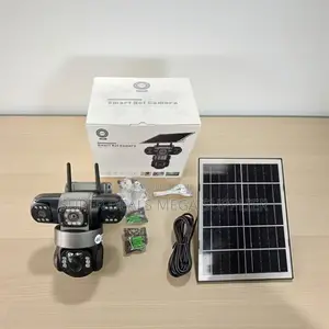 V380 Pro Triple Len Eyes Outdoor Solar CCTV 4g Camera With App Control