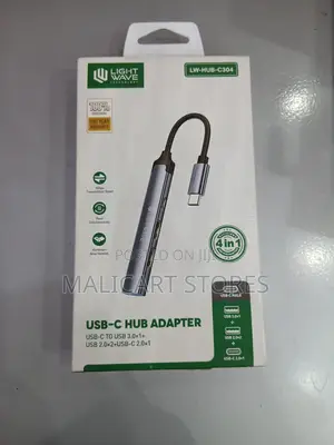 Light Wave 4-in-1 -Usb-C Hub Adapter