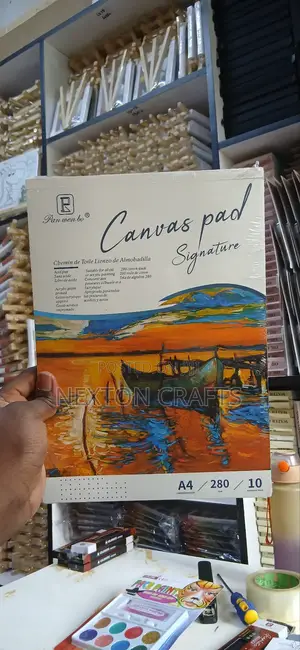 Canvas Pad Signature A4 10 Pages