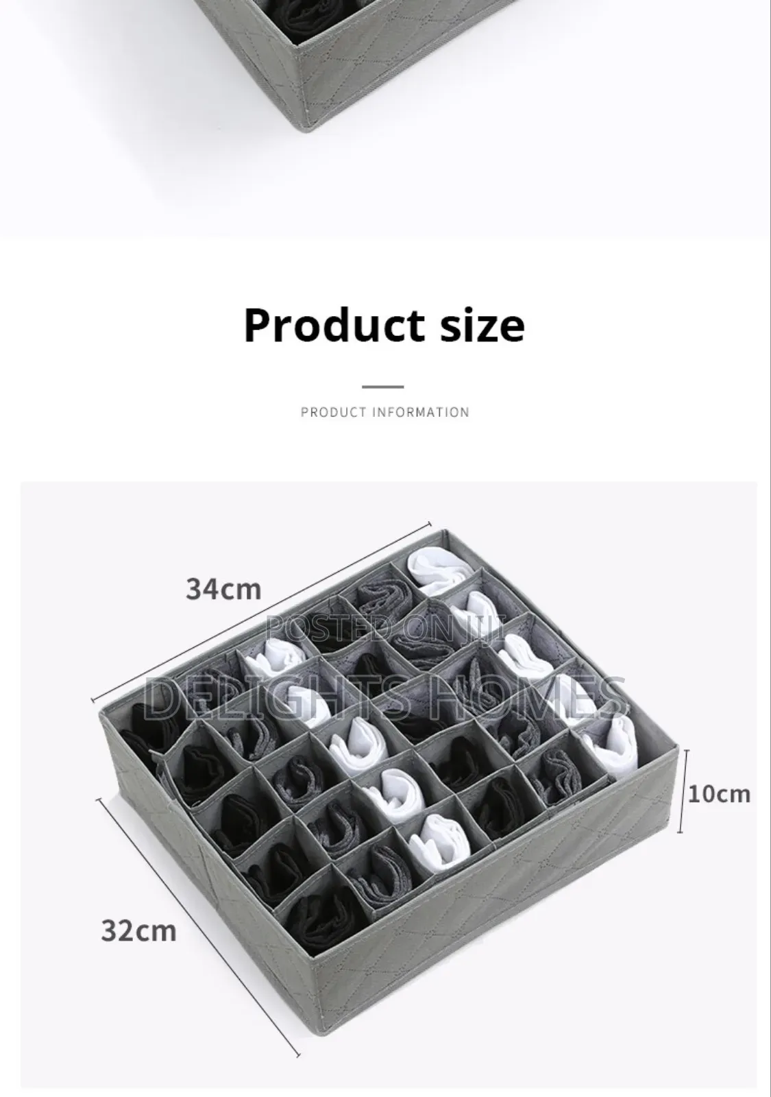 30 Grid Innerwear Storage Organizer_tt