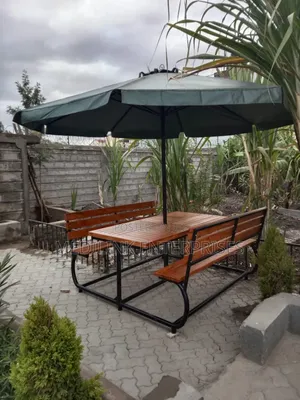 Vel Benches Metallic Wooden