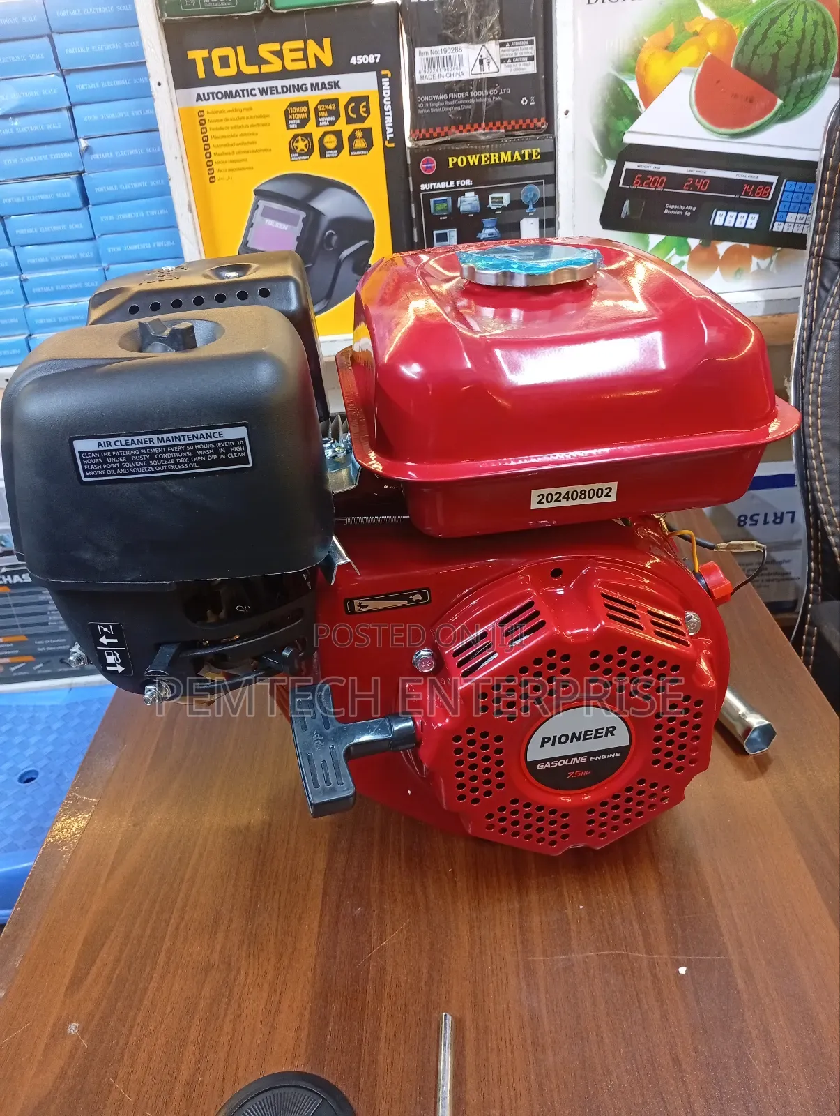 Pioneer 7.5hp Gasoline Engine