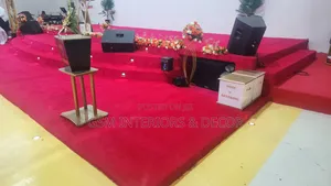 Red Wall to Wall Carpets With Spekons