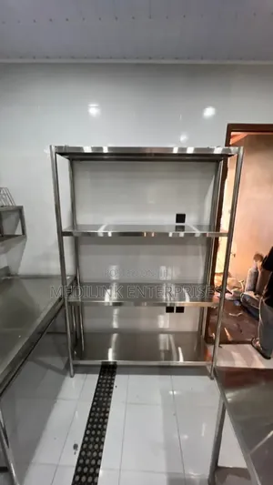 Kitchen Dry Storage Space (Stainless Racks)