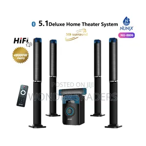 Nunix 5.1ch Deluxe Home Theater System Super Music