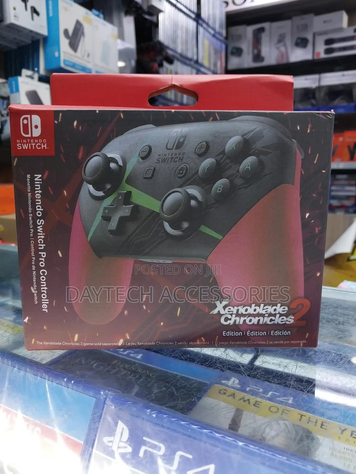 Nintendo Switch Pro Controller -Xenoblade Chronicles 2 Limited Edition