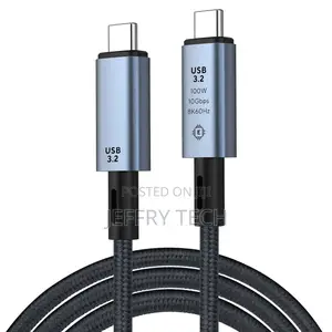 Usb C 3.2 Gen 2 Cable (100w/ 10gbps/ at 60hz), Usb 3.2 Gen 2 Type C 1m