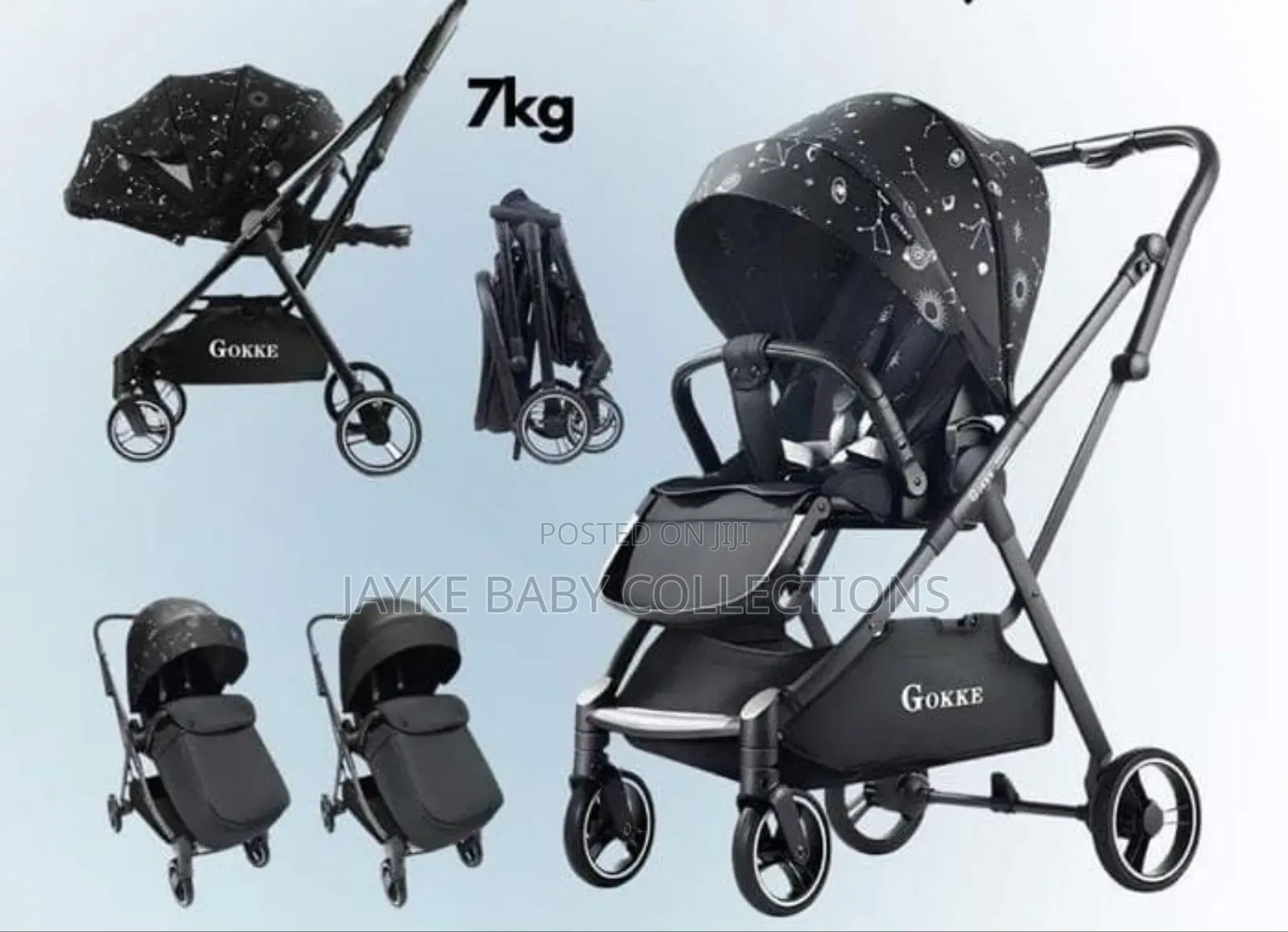 Gokke Reversible Baby Stroller With Autofold
