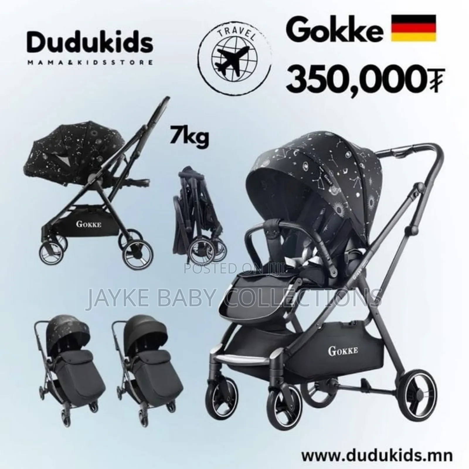 Gokke Reversible Baby Stroller With Autofold