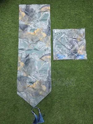 Picasso Art Abstract Style Table Runner With Tassels