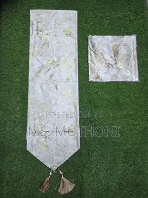 Picasso Art Abstract Style Table Runner With Tassels