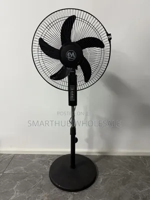 Black 16 Inches Electromate Electromate Standing Fans