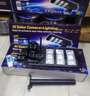 Solar Street Light With 4g Camera – V380 Street Light With 4g Camera