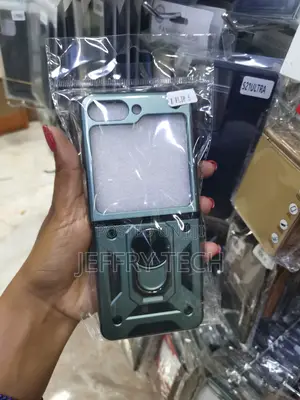 Mikoas Samsung Galaxy Z Flip 5 Hard Case With Support Ring