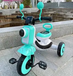 Strong Durable Musical Tricycle With Lights And Music For Kids