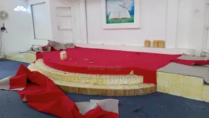 Pulpit Decoration Red Altar Floor Carpets Installation